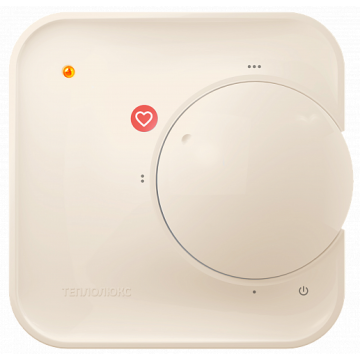 "ТЕПЛОЛЮКС" 510 Терморегулятор для теплого пола кремовый